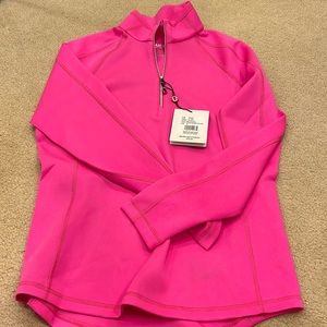 Sunice 3/4 zip hot pink with tags size medium